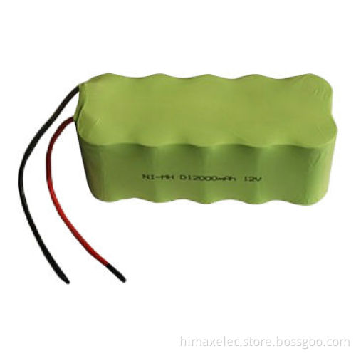 OEM Battery true capactiy NiMH D12v 12000mah rechargeable battery pack
